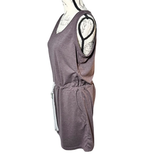 Women's | Members Mark | Plum Heather Soft Stretch Pullover Drawstring Dress - L - Picture 3 of 7